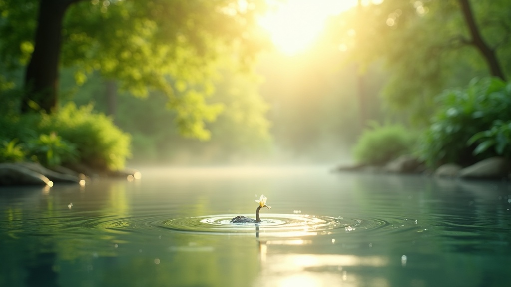 peaceful calming nature scenery